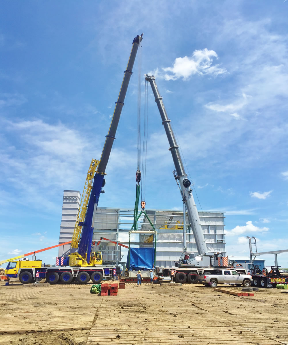 indu-275s tandem pick setting compressor on pipeline